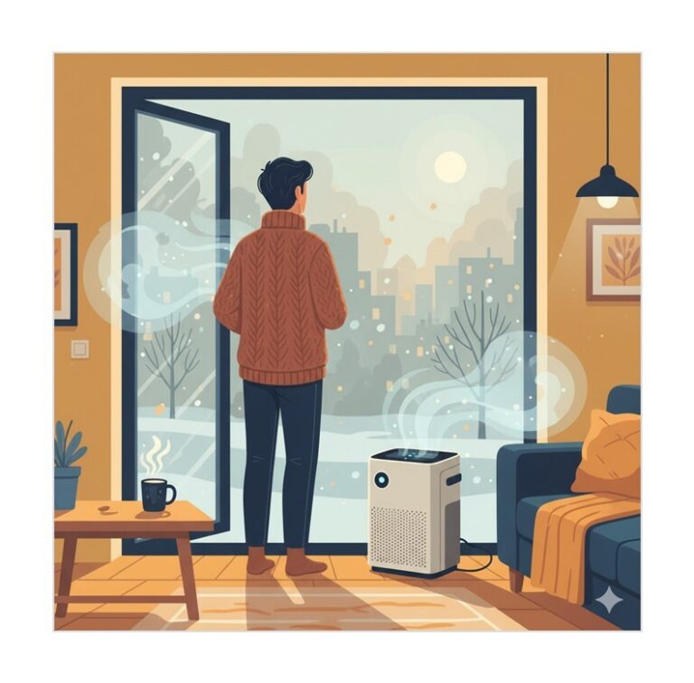 겨울철 미세먼지 환기